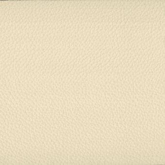 Off-white leather texture displaying a dense, granulated surface with a subtle interwoven grid pattern and matte finish; studio sample p63.